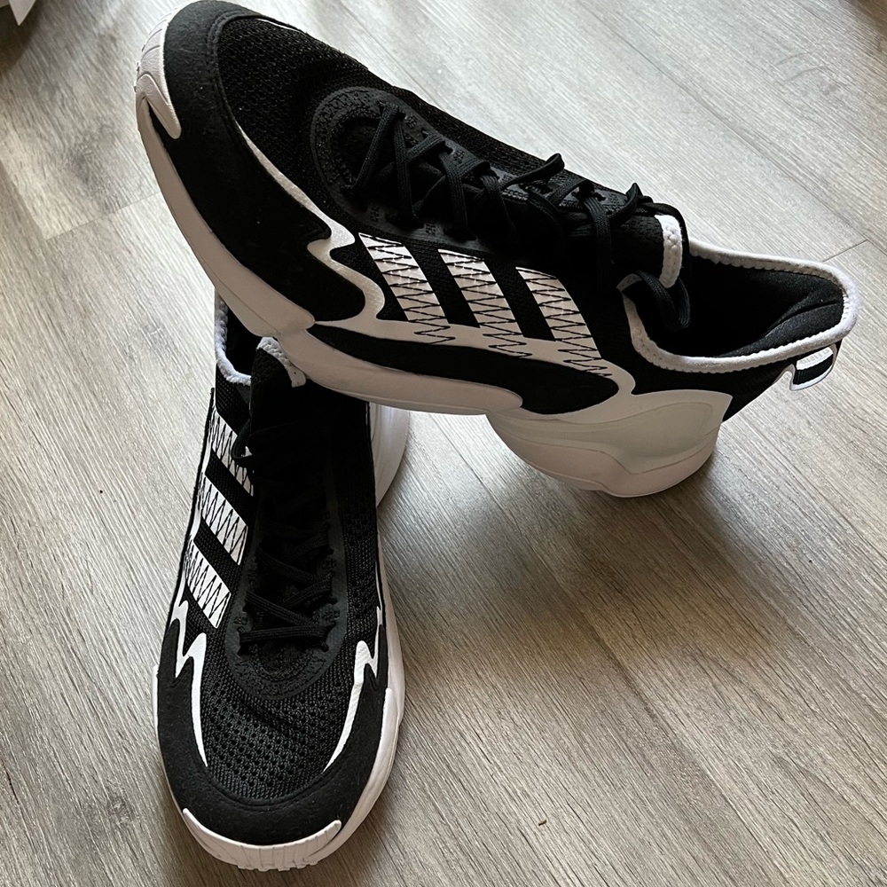 Adidas Mens Impact FLX GX8113 Black Basketball Shoes Sneakers Size 14